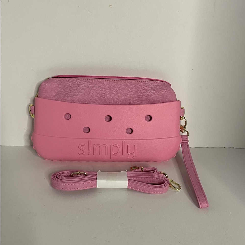Flamingo Pink Simply Southern Crossbody Bag